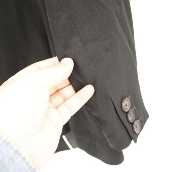 Lafayette 148 blazer womens 8 Responsible Finesse Crepe Piped Peak Lapel viscose - Picture 9 of 14